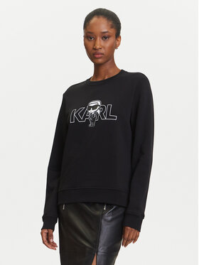 KARL LAGERFELD KARL LAGERFELD Суитшърт A3W20056 Черен Regular Fit