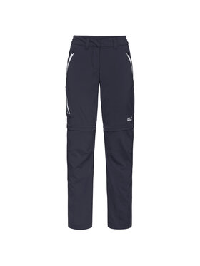 Jack Wolfskin Jack Wolfskin Pantaloni da tuta Jack Wolfskin Overland Zip Away Pants W Blu scuro Regular Fit
