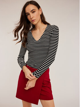 Motivi Motivi Kardigan M715W003293N0Z3 Biały Slim Fit