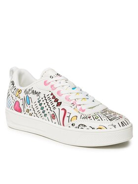 Desigual Desigual Sneakersy 23SSKP35 Bílá