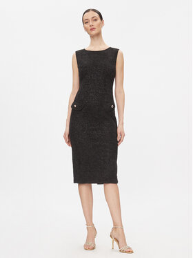 Rinascimento Rinascimento Cocktailkleid CFC0116876003 Schwarz Slim Fit