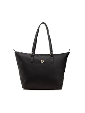 Tommy Hilfiger Tommy Hilfiger Táska Poppy St Tote AW0AW10261 Fekete