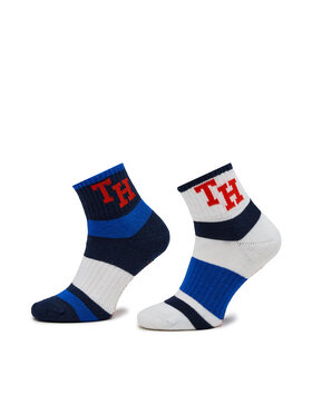 Tommy Hilfiger Tommy Hilfiger Zestaw 2 par wysokich skarpet dziecięcych 701224990 Kolorowy