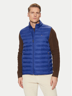 Tommy Hilfiger Tommy Hilfiger Kamizelka MW0MW37677 Niebieski Regular Fit