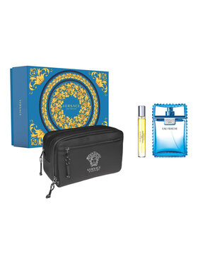 Versace Versace Man Eau Fraiche zestaw - woda toaletowa 100 ml + woda toaletowa 10 ml + kosmetyczka Zestaw