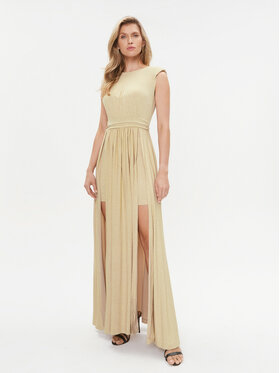 Rinascimento Rinascimento Вечірня сукня CFC0115306003 Золотий Regular Fit