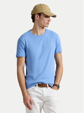 Polo Ralph Lauren Polo Ralph Lauren T-Shirt 710671438454 Světle modrá Custom Slim Fit