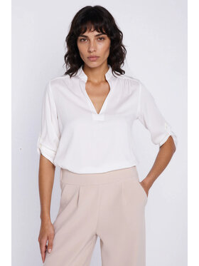 NIFE NIFE Halenka B227 Krémová Regular Fit