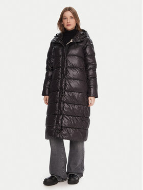 Blauer Blauer Žieminis paltas 25WBLDK02073 Juoda Regular Fit