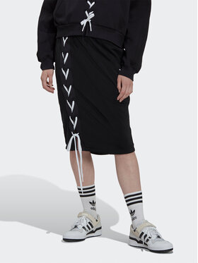 adidas adidas Jupe midi Always Original Laced HK5059 Noir Regular Fit