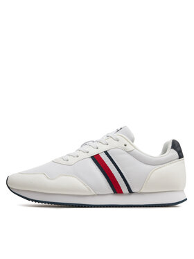 Tommy Hilfiger Tenisice Lo Runner Mix FM0FM04958 Bijela