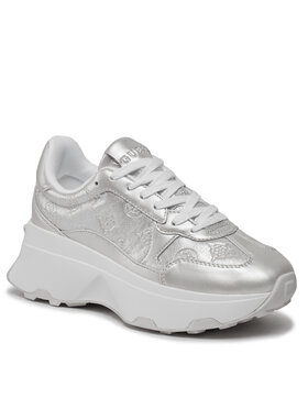 Guess Guess Laisvalaikio batai Calebb8 FLPCB8 FAL12 Sidabrinė