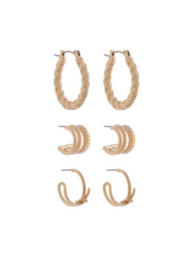 Aldo Aldo 5er-Set Ohrringe Twistt 14088278 Goldfarben