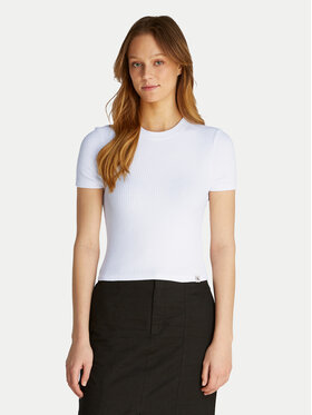 Calvin Klein Jeans Calvin Klein Jeans T-Shirt J20J225239 Bílá Slim Fit