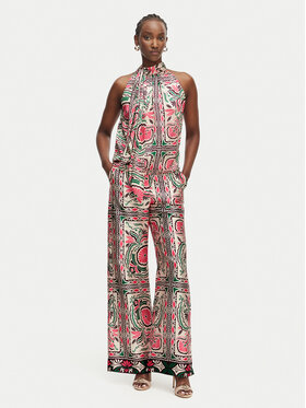 Morgan Morgan Pantaloni di tessuto 261-PARA.F Multicolore Wide Leg