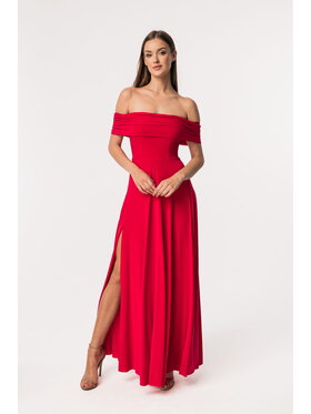 Aurora Aurora Sukienka wieczorowa Ophelia Czerwony Feminine Fit