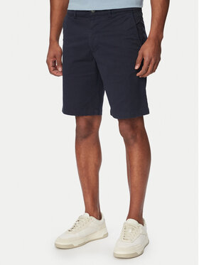 BOSS BOSS Pantalon scurți din material Chino 50559292 Bleumarin Slim Fit