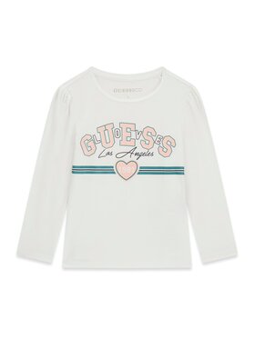 Guess Kids Guess Kids T-Shirt 183731 Biały Classic Fit