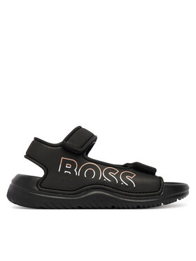 BOSS BOSS Sandále J52821 S Čierna