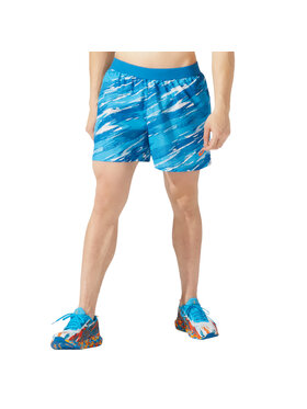 Asics Asics Szorty sportowe ASICS Color Injection 5IN Short Niebieski Regular Fit