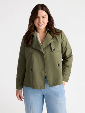 Fiorella Rubino Fiorella Rubino Cappotto 8388T000336N035 Verde A-Line Fit