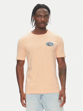 Quiksilver Quiksilver Tričko Ev Flower Chaos Ss EQYZT08050 Oranžová Regular Fit