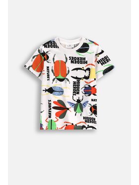 Coccodrillo Coccodrillo T-Shirt WC5143201SBK-001 Biały Regular Fit