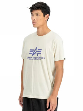 Alpha Industries Alpha Industries T-Shirt AI.100501-749 Biały Basic Fit