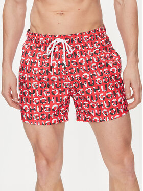 HUGO Hugo Szorty kąpielowe Tortuga 50474322 Czerwony Regular Fit