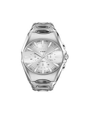 Diesel Diesel Zegarek D-Curve Chronograph DZ4694 Srebrny