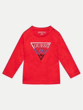 Guess Guess Bluse N4YI36 K8HM4 Rot Regular Fit