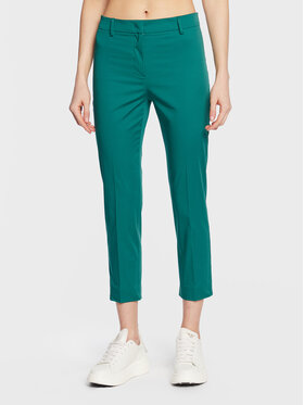 Weekend Max Mara Weekend Max Mara Текстилни панталони Cecco 2351310631 Зелен Slim Fit