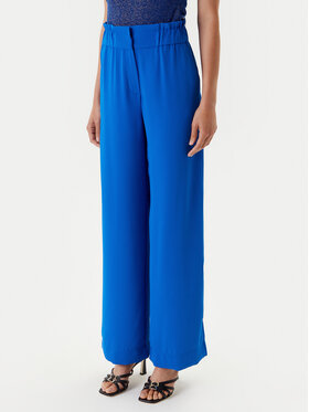 Morgan Morgan Palazzohose 242-PBIRD Blau Wide Leg