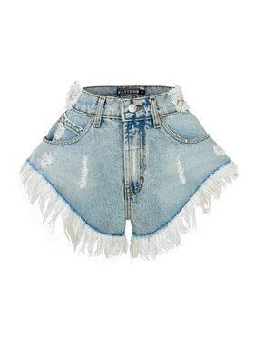 MissDenim MissDenim Džínsové šortky Skorts Modrá Regular Fit