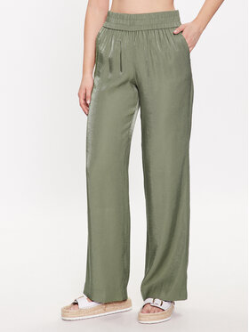Olsen Olsen Kalhoty z materiálu 14002060 Khaki Regular Fit