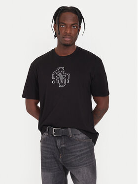 Guess Guess T-Shirt M5BI76 I3Z14 Czarny Relaxed Fit