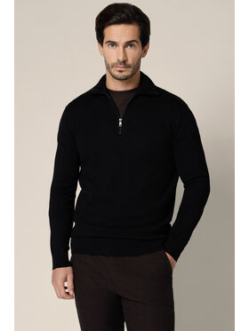 Lancerto Lancerto Sweter Lucan SW073225000074 Czarny Regular Fit