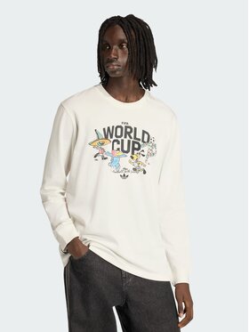 adidas adidas Koszulka techniczna FIFA World Cup 26™ Mascot Long Sleeve Biały Regular Fit