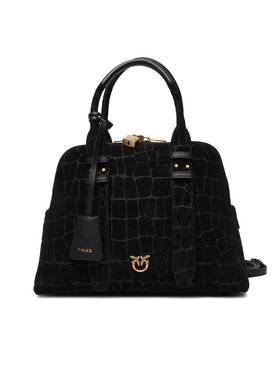 PINKO PINKO Дамска чанта Bowling Bag Medium AI 25-26 PLTT 105906 A2YW Черен