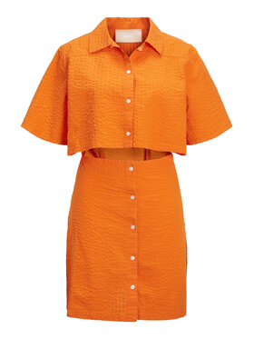 JJXX JJXX Košeľové šaty 12226608 Oranžová Comfort Fit