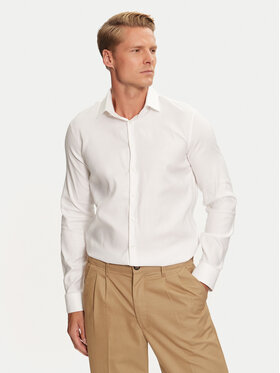 Calvin Klein Calvin Klein Cămașă K10K113528 Alb Slim Fit