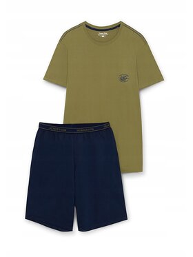 Henderson Henderson Piżama 39741 Granatowy Comfortable Fit