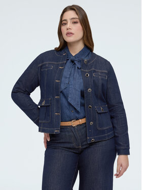 Fiorella Rubino Fiorella Rubino Kurtka jeansowa R401T101310N034 Niebieski Regular Fit