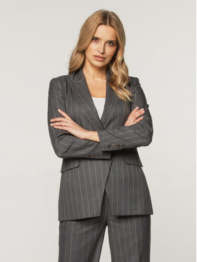 Willsoor Willsoor Marynarka 67928 Szary Regular Fit