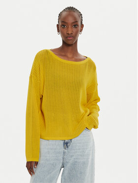 Sisley Sisley Kampsun 17Q3M104X Kollane Regular Fit