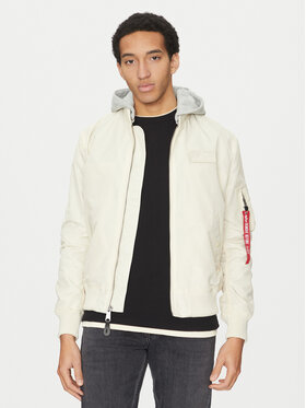 Alpha Industries Alpha Industries Μπόμπερ μπουφάν Ma-1 196108 Μπεζ Regular Fit