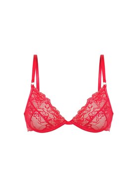 Love and Hate Love and Hate Reggiseno con ferretto Eve Rosso