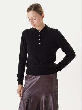 KAOS KAOS Sveter RI1KT019 Čierna Regular Fit