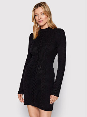 Patrizia Pepe Patrizia Pepe Sukienka dzianinowa 8A0998/K037-K103 Czarny Slim Fit