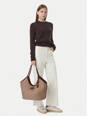 Guess Guess Τσάντα Samantha HWJG23 13230 Ανοιχτό καφέ